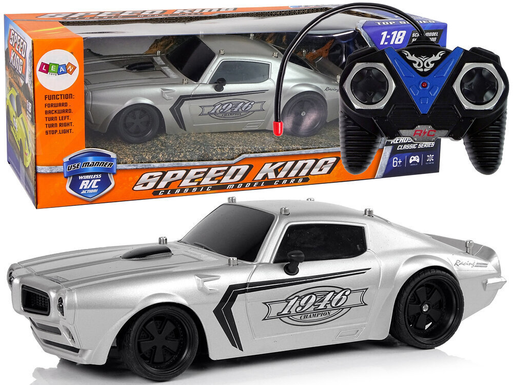 Lean toys R/C sportauto 1:18 hopea hinta ja tiedot | Poikien lelut | hobbyhall.fi