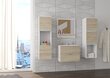 Kylpyhuonesetti ADRK Furniture, ruskea hinta ja tiedot | Kylpyhuonekalusteet | hobbyhall.fi