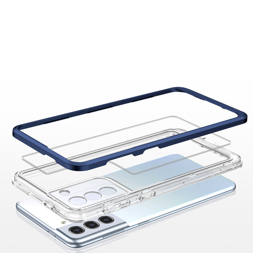 Clear 3in1, Samsung Galaxy S23, sininen hinta ja tiedot | Puhelimen kuoret ja kotelot | hobbyhall.fi