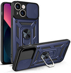 Hybrid Armor Camshield, iPhone 13, sininen hinta ja tiedot | Puhelimen kuoret ja kotelot | hobbyhall.fi