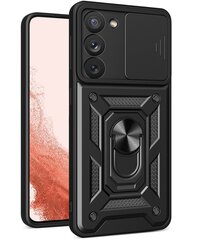 Hybrid Armor Camshield Samsung Galaxy S23+, punainen hinta ja tiedot | Puhelimen kuoret ja kotelot | hobbyhall.fi