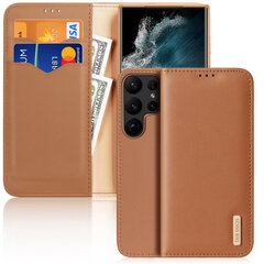 Dux Ducis Hivo Samsung Galaxy S23 Ultra, ruskea hinta ja tiedot | Puhelimen kuoret ja kotelot | hobbyhall.fi