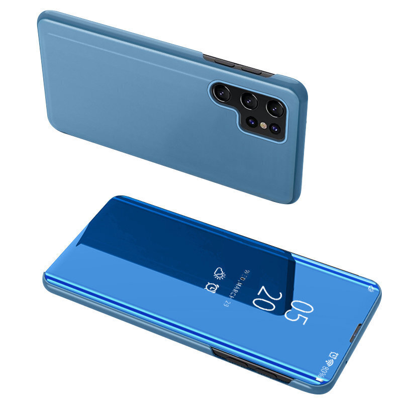 Clear View Samsung Galaxy S23 Ultra, sininen hinta ja tiedot | Puhelimen kuoret ja kotelot | hobbyhall.fi