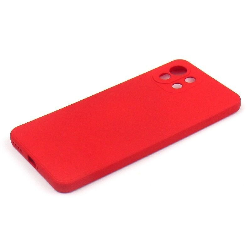 Evelatus Soft Touch Xiaomi Mi 11 Lite 4G, punainen hinta ja tiedot | Puhelimen kuoret ja kotelot | hobbyhall.fi