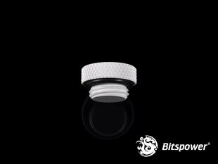 BitSpower Plug 1/4" - Valkoinen (BP-DWWP-C06) hinta ja tiedot | Vesijäähdytystarvikkeet | hobbyhall.fi