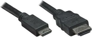 MANHATTAN MINI HDMI 19M-HDMI 19M 1.8M hinta ja tiedot | Kaapelit ja adapterit | hobbyhall.fi