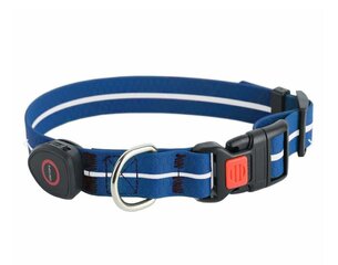 Valaistu LED-kaulapanta - Signaalikellari MT7113 (sininen) hinta ja tiedot | Koiran valjaat ja kaulapannat | hobbyhall.fi
