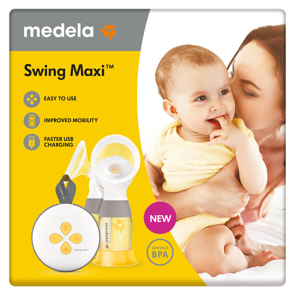 Medela Swing Maxi™ Sähköinen tuplarintapumppu hinta ja tiedot | Rintapumput | hobbyhall.fi