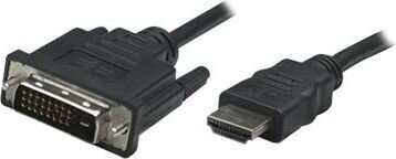 MANHATTAN HDMI/DVI DVI-D DL M/M 1.8M hinta ja tiedot | Kaapelit ja adapterit | hobbyhall.fi