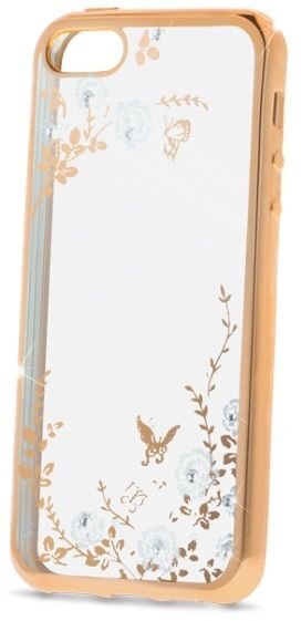 Suojakuori Beeyo Glamour Series Secret Garden Samsung Galaxy J5 (J510F) (2016), läpinäkyvä/kulta hinta ja tiedot | Puhelimen kuoret ja kotelot | hobbyhall.fi