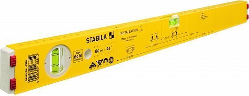 Vesivaaka tyyppi 70, sähköinen 43 cm, Stabila hinta ja tiedot | Käsityökalut | hobbyhall.fi