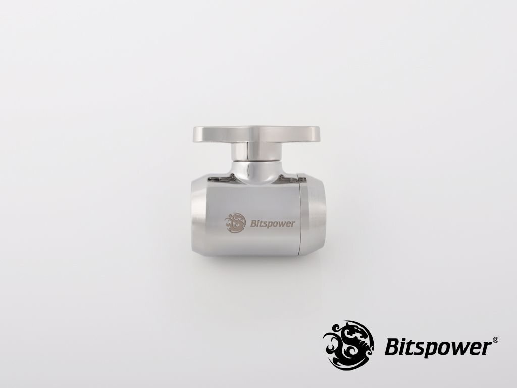 BitsPower 1/4", hopea, BP-MVV-SLSL hinta ja tiedot | Vesijäähdytystarvikkeet | hobbyhall.fi