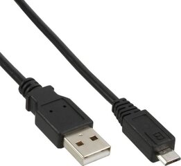 InLine USB-A - microUSB 0,3 m (31703) hinta ja tiedot | Puhelinkaapelit | hobbyhall.fi