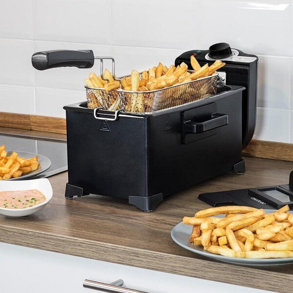 Cecotec Cleanfry friteerauskeitin, 3 L 2000W Väri: hopea hinta ja tiedot | Airfryerit ja friteerauskeittimet | hobbyhall.fi