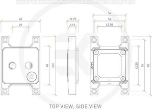 EK Water Blocks, 3831109819258 hinta ja tiedot | Vesijäähdytystarvikkeet | hobbyhall.fi