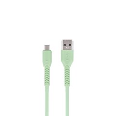 Maxlife MXUC-04 Kaapeli USB - USB-C 1.0 m 3A, vihreä hinta ja tiedot | Puhelinkaapelit | hobbyhall.fi