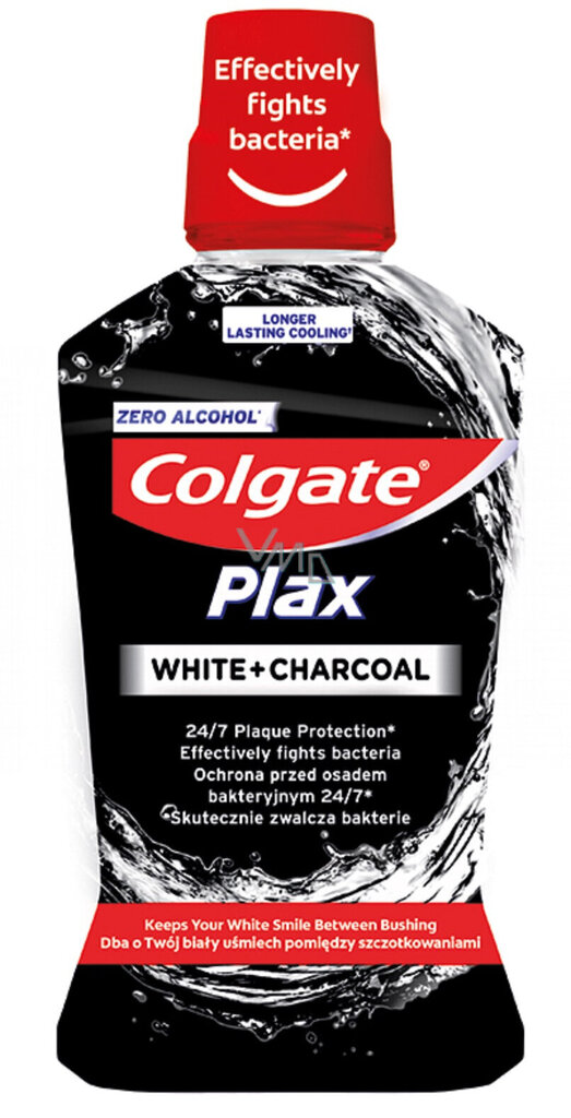 Suuvesi Colgate Plax White + Charcoal mouthwash, 500 ml hinta ja tiedot | Suuhygienia | hobbyhall.fi