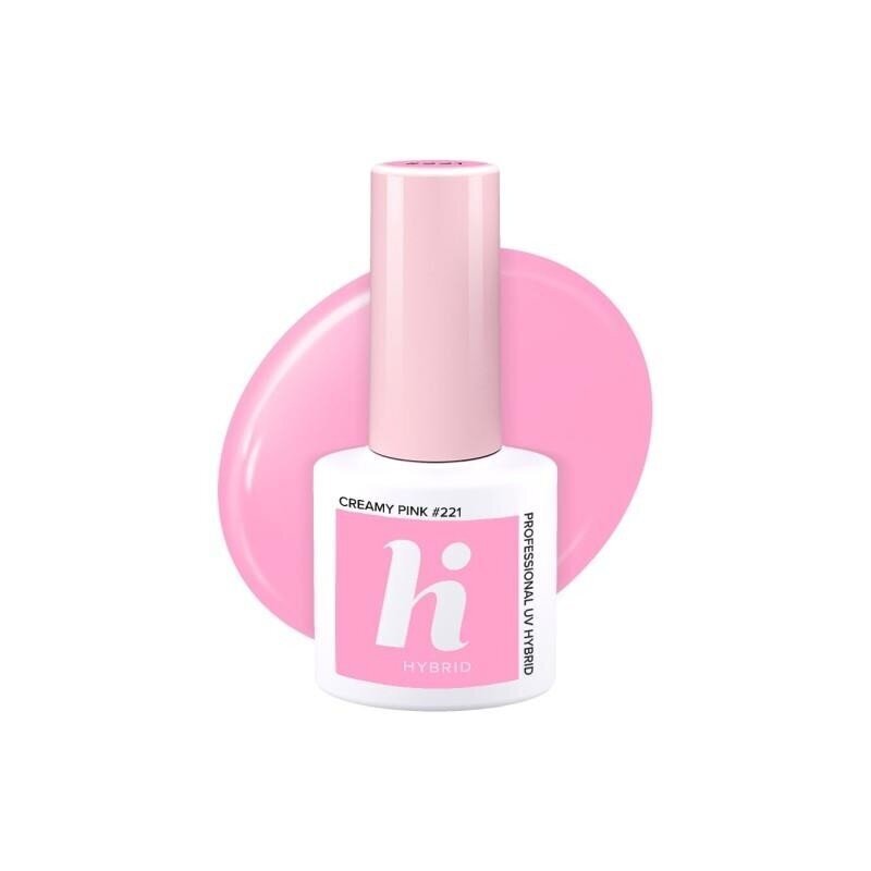 Hybridikynsilakka Hi Hybrid 221 Cream Pink, 5 ml hinta ja tiedot | Kynsilakat ja kynsienhoitotuotteet | hobbyhall.fi