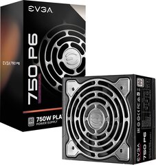 EVGA SuperNOVA 750 P6, 750W, 80 Plus Platinum hinta ja tiedot | Virtalähteet | hobbyhall.fi