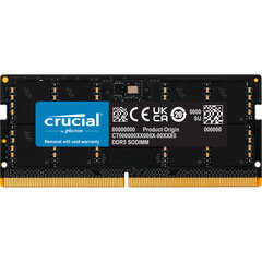 Crucial CT32G52C42S5, 32GB, DDR5, 5200MHz, CL42 hinta ja tiedot | Crucial Tietokoneen komponentit | hobbyhall.fi