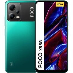 Poco X5 5G 6/128GB Green MZB0D5SEU hinta ja tiedot | Poco Puhelimet, älylaitteet ja kamerat | hobbyhall.fi