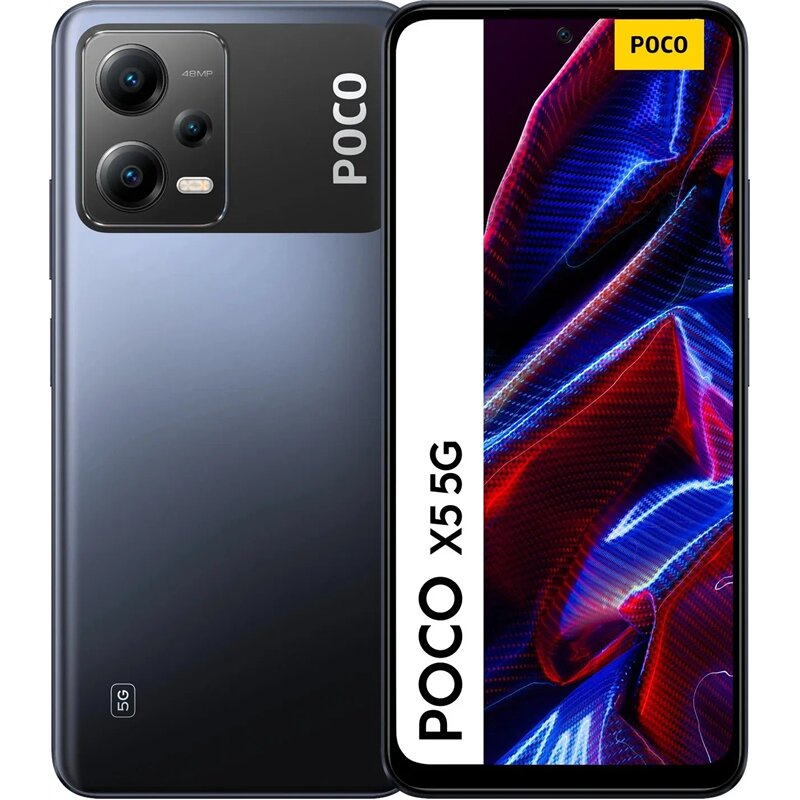 Poco X5 5G 6/128GB Black MZB0D6OEU hinta ja tiedot | Matkapuhelimet | hobbyhall.fi