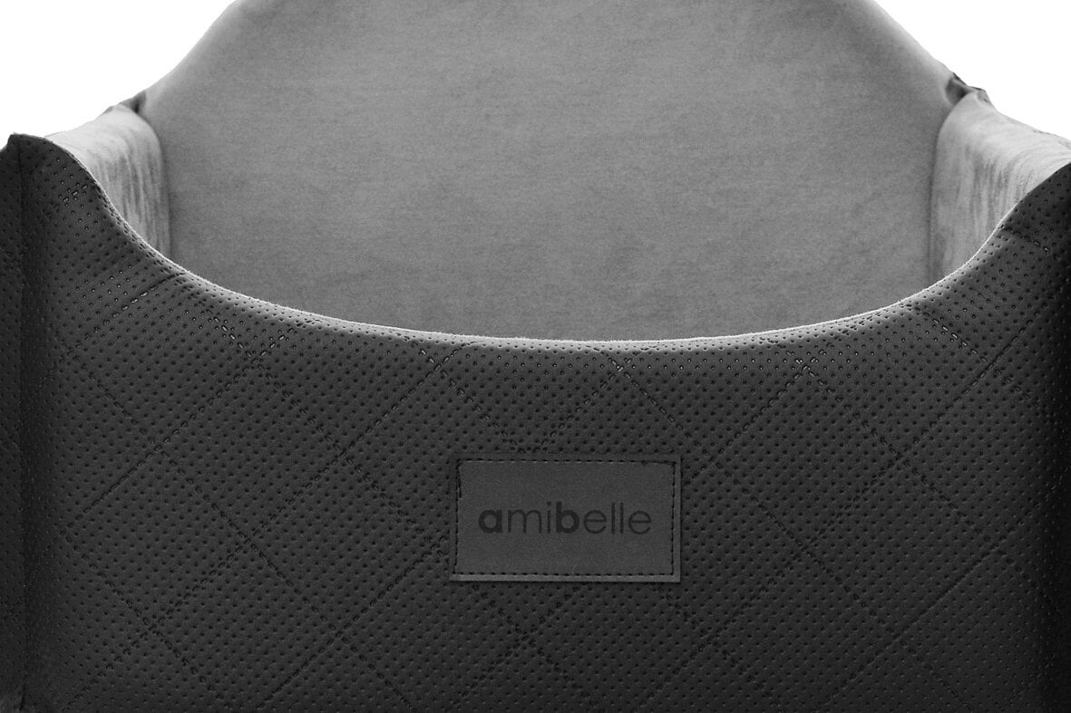 Amibelle Eco -autoistuin lemmikille, L-koko, 57 x 46 x 25 cm, musta hinta ja tiedot | Koiran matkatarvikkeet | hobbyhall.fi
