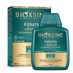 Palauttava hiusshampoo Bioxsine Keratin & Argan 300 ml hinta ja tiedot | Shampoot | hobbyhall.fi