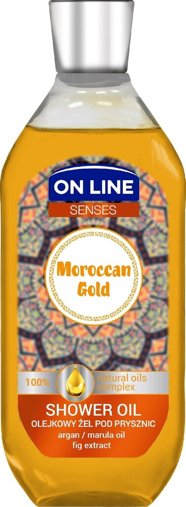 Forte Sweeden Moroccan Gold suihkuöljy 500ml hinta ja tiedot | Suihkusaippuat ja suihkugeelit | hobbyhall.fi