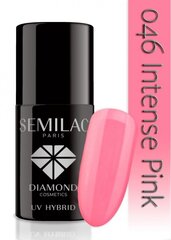 Hybridikynsilakka Semilac 046 Intense Pink, 7 ml hinta ja tiedot | Kynsilakat ja kynsienhoitotuotteet | hobbyhall.fi