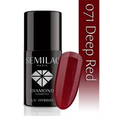 Semilac 071 Deep Red hybridikynsilakka, 7 ml hinta ja tiedot | Kynsilakat ja kynsienhoitotuotteet | hobbyhall.fi
