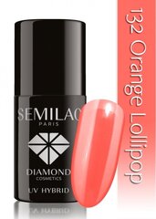 Hybridikynsilakka Semilac 132 Orange Lollipop, 7 ml hinta ja tiedot | Kynsilakat ja kynsienhoitotuotteet | hobbyhall.fi