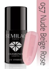 Hybridikynsilakka Semilac 057 Nude Beige Rose, 7 ml hinta ja tiedot | Kynsilakat ja kynsienhoitotuotteet | hobbyhall.fi