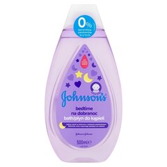 Lasten kylpyvaahto Johnsons Baby Bedtime, 500 ml hinta ja tiedot | Lasten ja äitiysajan kosmetiikka | hobbyhall.fi