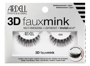 Tekoripset Ardell 3D Faux Mink tekoripset 858 Lash, musta hinta ja tiedot | Irtoripset ja ripsentaivuttimet | hobbyhall.fi