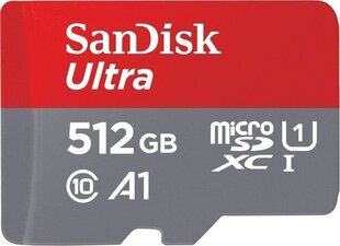SanDisk SDSQUAR-512G-GN6MA MicroSDXC hinta ja tiedot | Kameran muistikortit | hobbyhall.fi