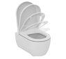 Seinälle kiinnitettävä wc-istuin Ideal Standard WC Blend Curve Aquablade hitaasti sulkeutuvalla kannella T374901 / T376001 hinta ja tiedot | WC-istuimet | hobbyhall.fi