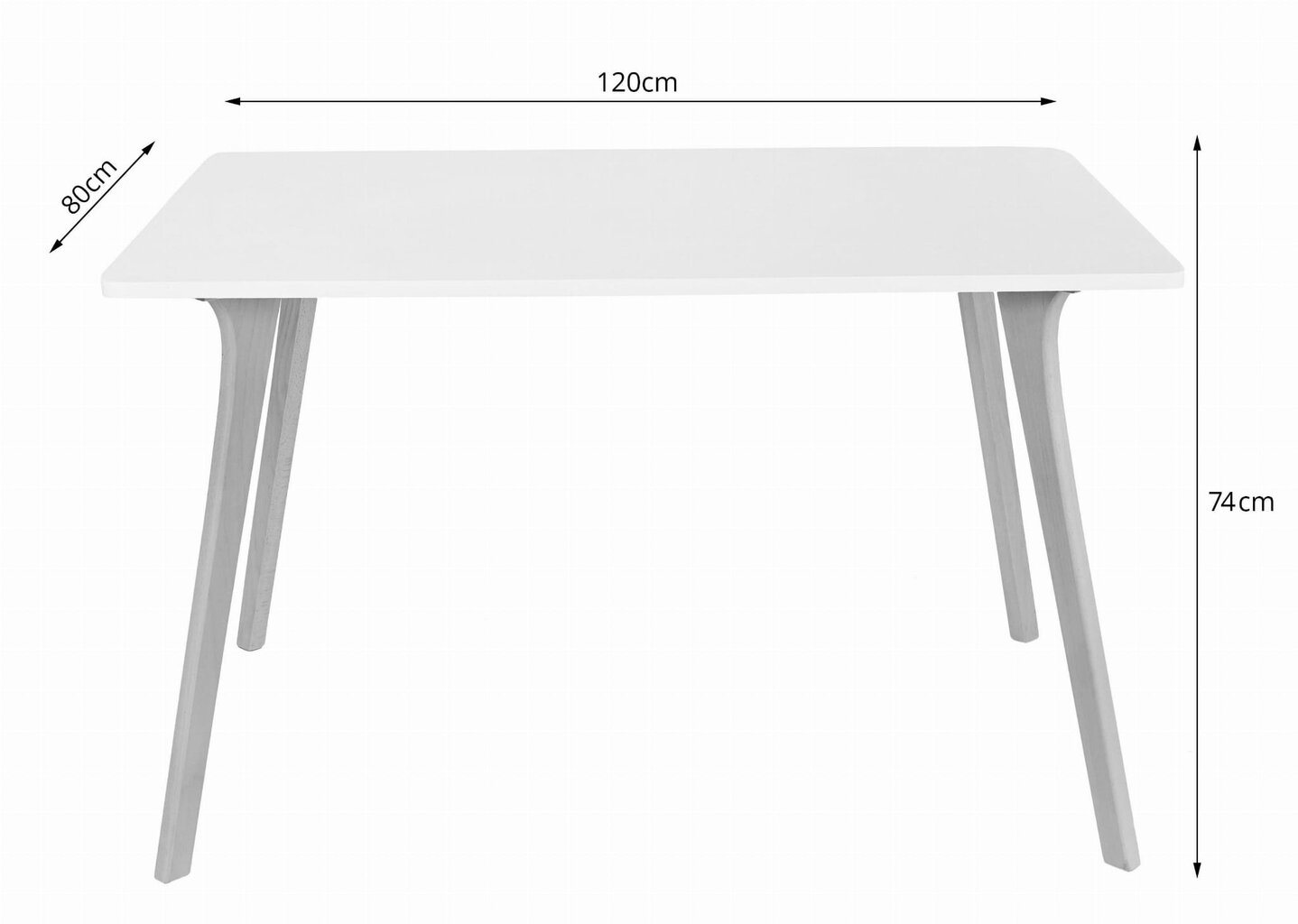 Pöytä Mufart Monti DOS, musta hinta ja tiedot | Ruokapöydät | hobbyhall.fi