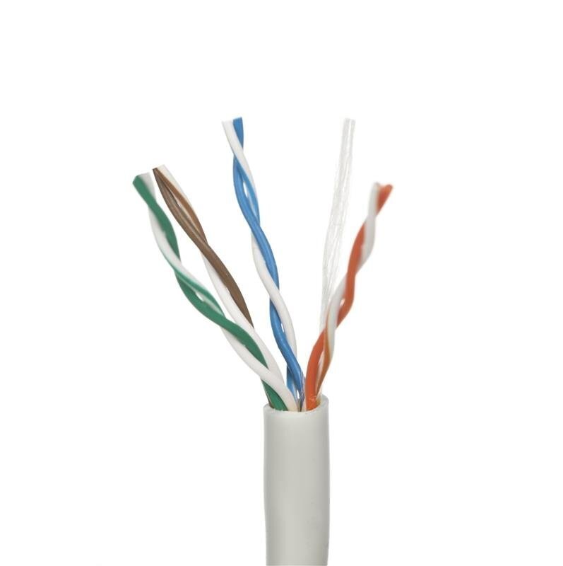 ALANTEC UTP linkki 4x2x24AWG kat.5e PVC 305m, harmaa hinta ja tiedot | Kaapelit ja adapterit | hobbyhall.fi