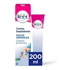 Karvanpoistovoide Veet Herkkä iho 200 ml hinta ja tiedot | Karvanpoistoaineet | hobbyhall.fi