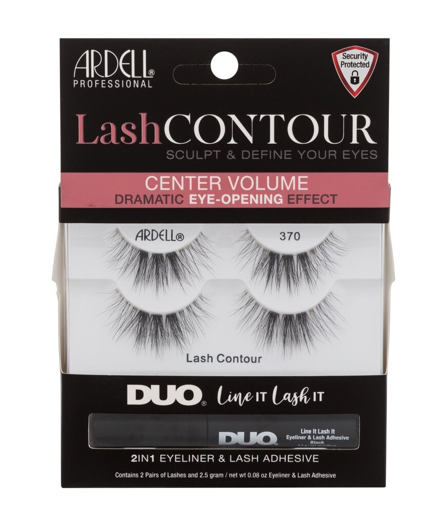 Tekoripset Ardell Lash Contour 370 Dramatic Eye hinta ja tiedot | Irtoripset ja ripsentaivuttimet | hobbyhall.fi