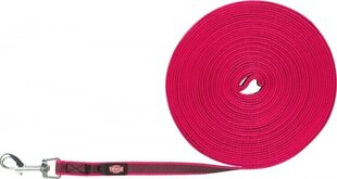 Trixie Tracking jälkiliina, kumi, S-M, 1 m/15 mm, vaaleanpunainen hinta ja tiedot | Koiran talutushihnat | hobbyhall.fi