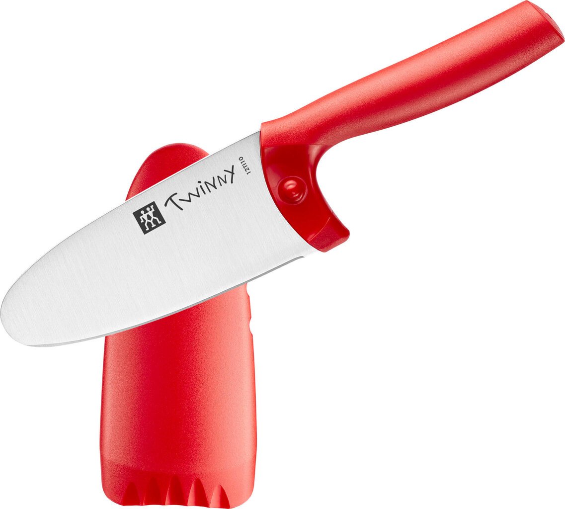 ZWILLING Twinny kokkiveitsi 36550-101-0 10 cm punainen Ruoanlaitto-opetus lapsille hinta ja tiedot | Veitset ja tarvikkeet | hobbyhall.fi