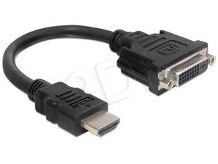 Delock - Adapter HDMI(M)->DVI-D(F)(24+1) hinta ja tiedot | Adapterit | hobbyhall.fi