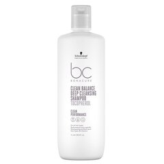 Syväpuhdistava shampoo Schwarzkopf BC Bonacure Clean Balance 1000ml hinta ja tiedot | Shampoot | hobbyhall.fi