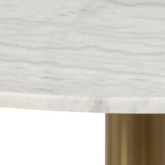 Pöytä Corby, valkoinen/kultainen hinta ja tiedot | Ruokapöydät | hobbyhall.fi