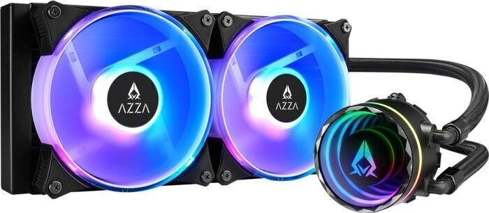 Prosessorin jäähdytin Azza Blizzard SP 240 ARGB hinta ja tiedot | Prosessorin jäähdyttimet | hobbyhall.fi