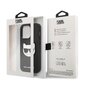 Karl Lagerfeld PU Saffiano Choupette Head Case for iPhone 14 Pro Black hinta ja tiedot | Puhelimen kuoret ja kotelot | hobbyhall.fi