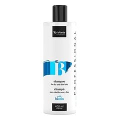 Uudistava shampoo kuiville ja ohuille hiuksille biotiinilla Vis Plantis Shampoo For Dry and Thin Hair, 400ml hinta ja tiedot | Shampoot | hobbyhall.fi