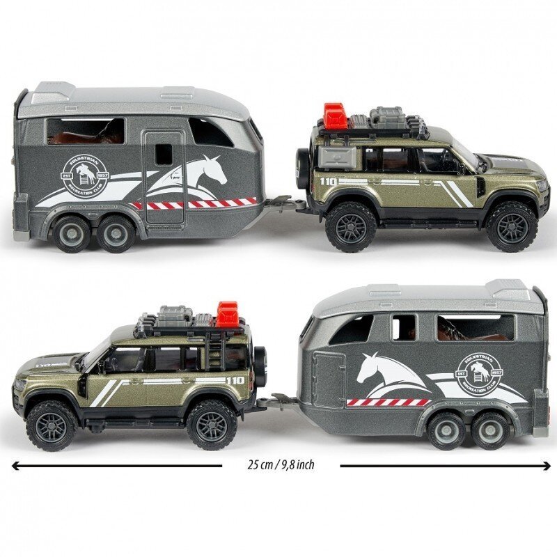 Automobilis Majorette Grand Jockey Set Land Rover 377600 hinta ja tiedot | Poikien lelut | hobbyhall.fi